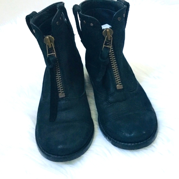 Anine Bing Studded Leather Booties - Picture 1 of 6